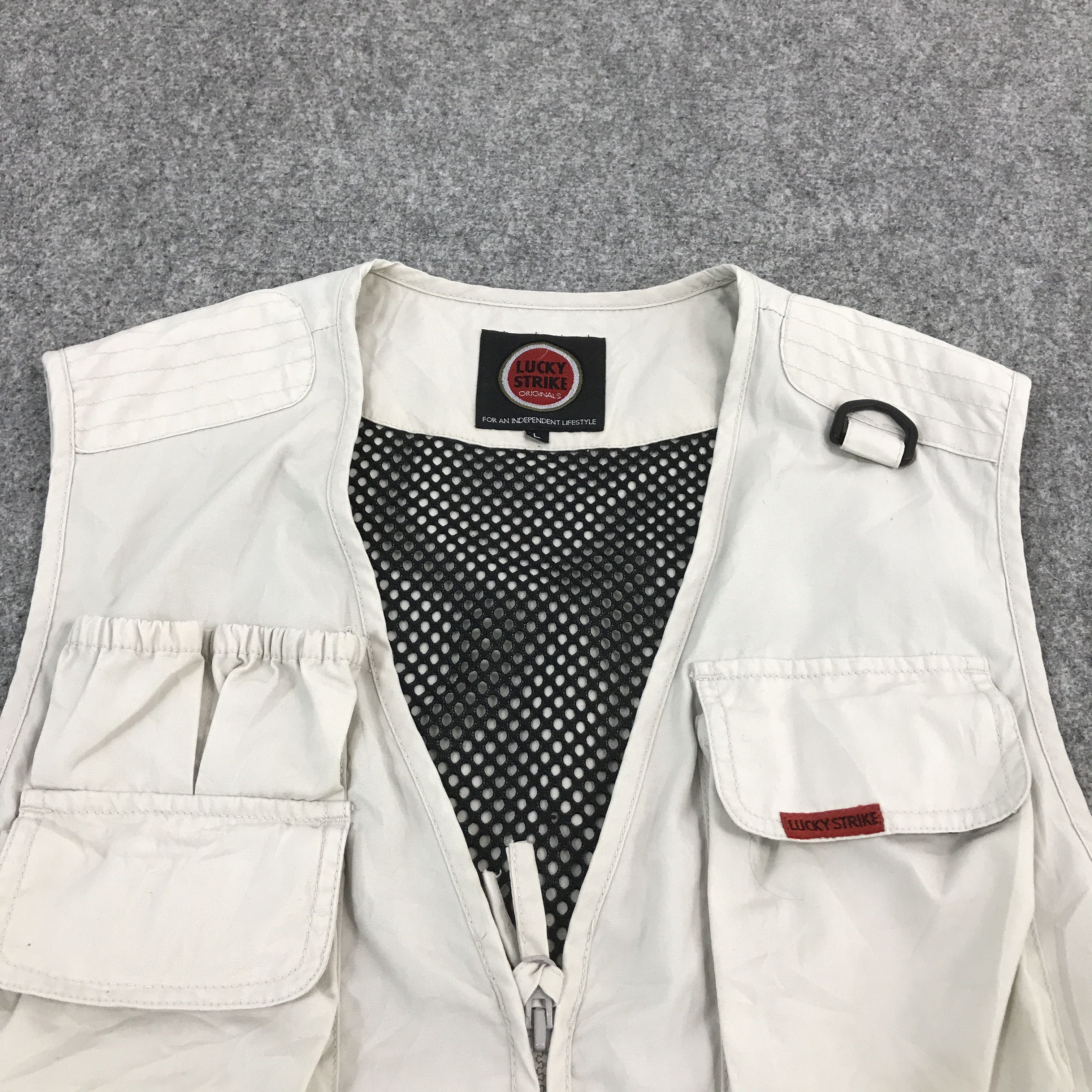Japanese Brand Lucky Strike Motorsport style Tactical Vest jacket Size US L / EU 52-54 / 3 - 5 Thumbnail