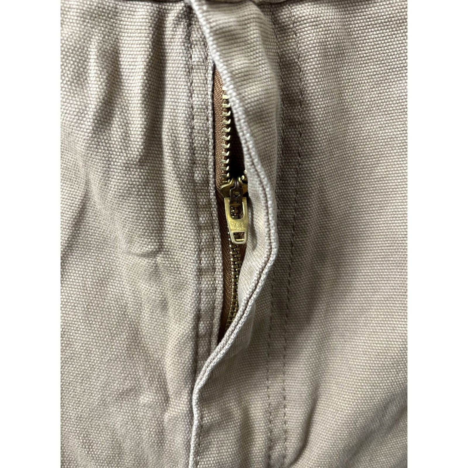 Wrangler Wrangler Carpenter Shorts Mens 46 Brown YKK Five Star 5 Pockets 11” Inseam Summer Workwear Outdoor Stretch Casual Cotton Belt Loop Denim Short Size US 30 / EU 46 - 6 Thumbnail