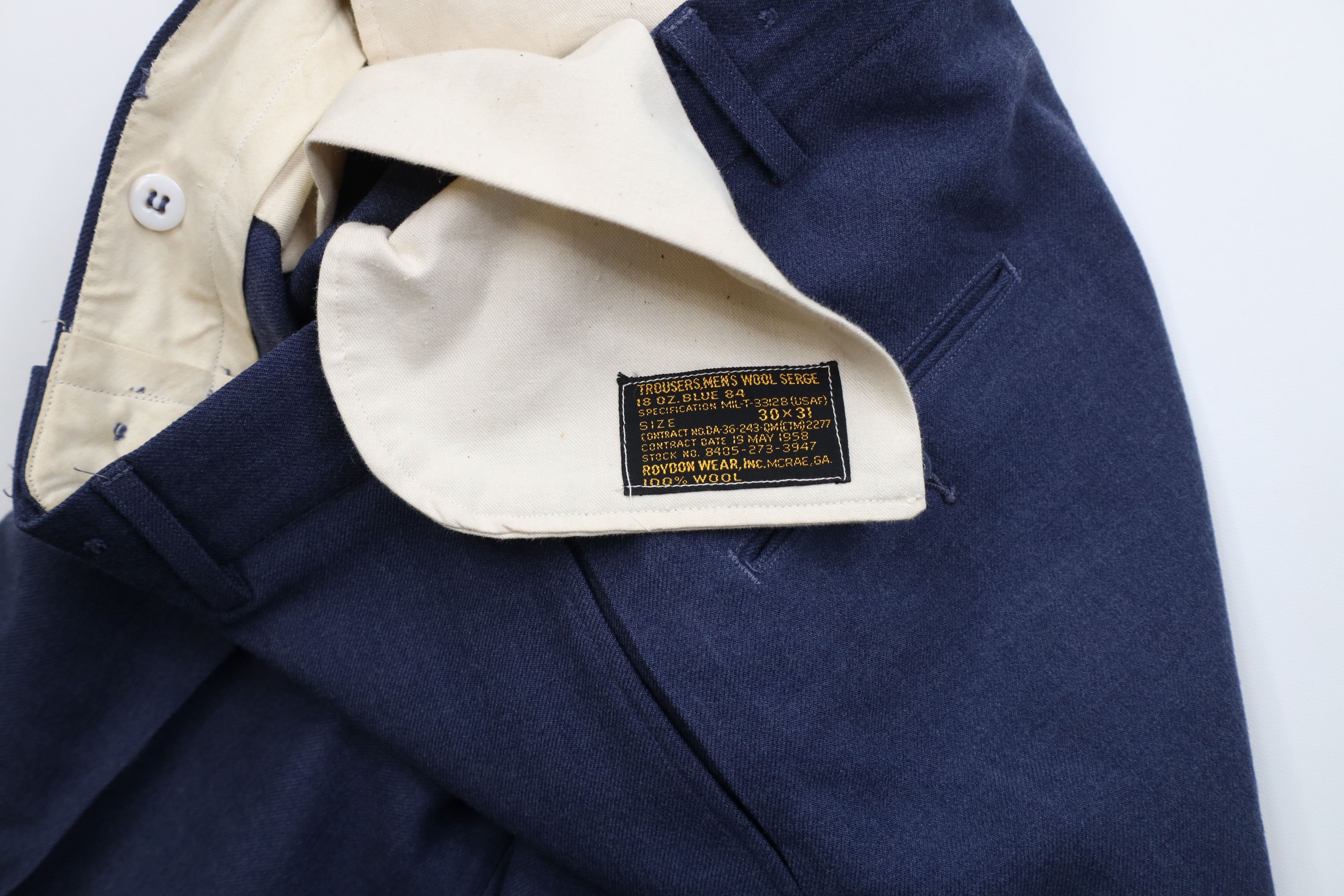 Vintage Vintage 50s Korean War USGI USAF Wide Leg Pants Trousers Size US 30 / EU 46 - 10 Thumbnail