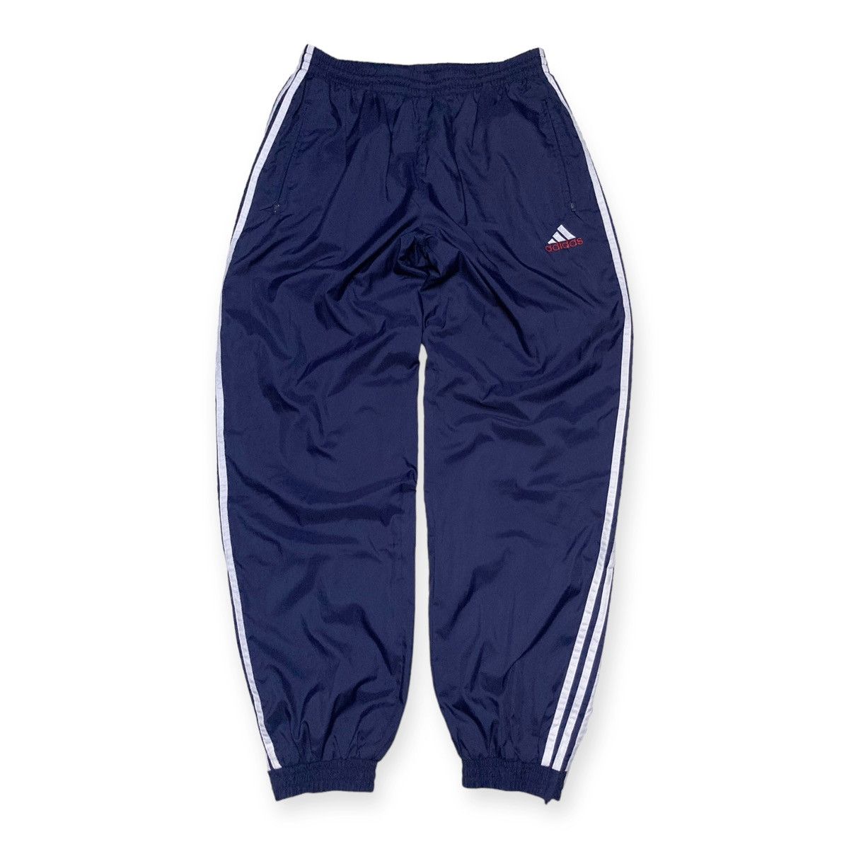 Adidas × Vintage Vintage Adidas Tracksuit Set Track Pants Jacket Nylon 80 90s Size US L / EU 52-54 / 3 - 8 Thumbnail