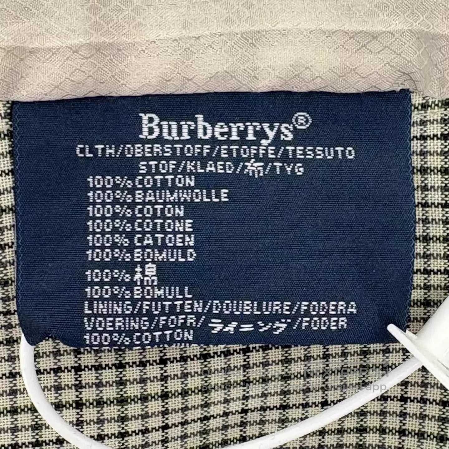 Burberry Gray Check Zip. Size US M / EU 48-50 / 2 - 4 Thumbnail