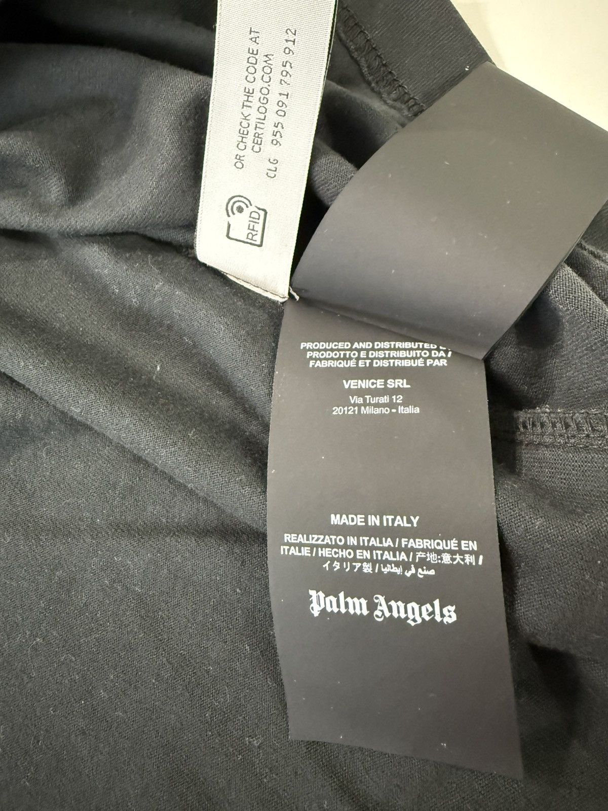 Palm Angels Palm Angels Burning Monogram Shirt Size US XXL / EU 58 / 5 - 6 Thumbnail