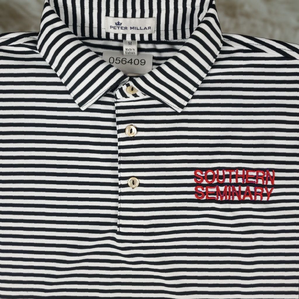 Peter Millar Peter Millar Polo Shirt Mens Medium Black Striped Activewear Golf Size US M / EU 48-50 / 2 - 1 Thumbnail