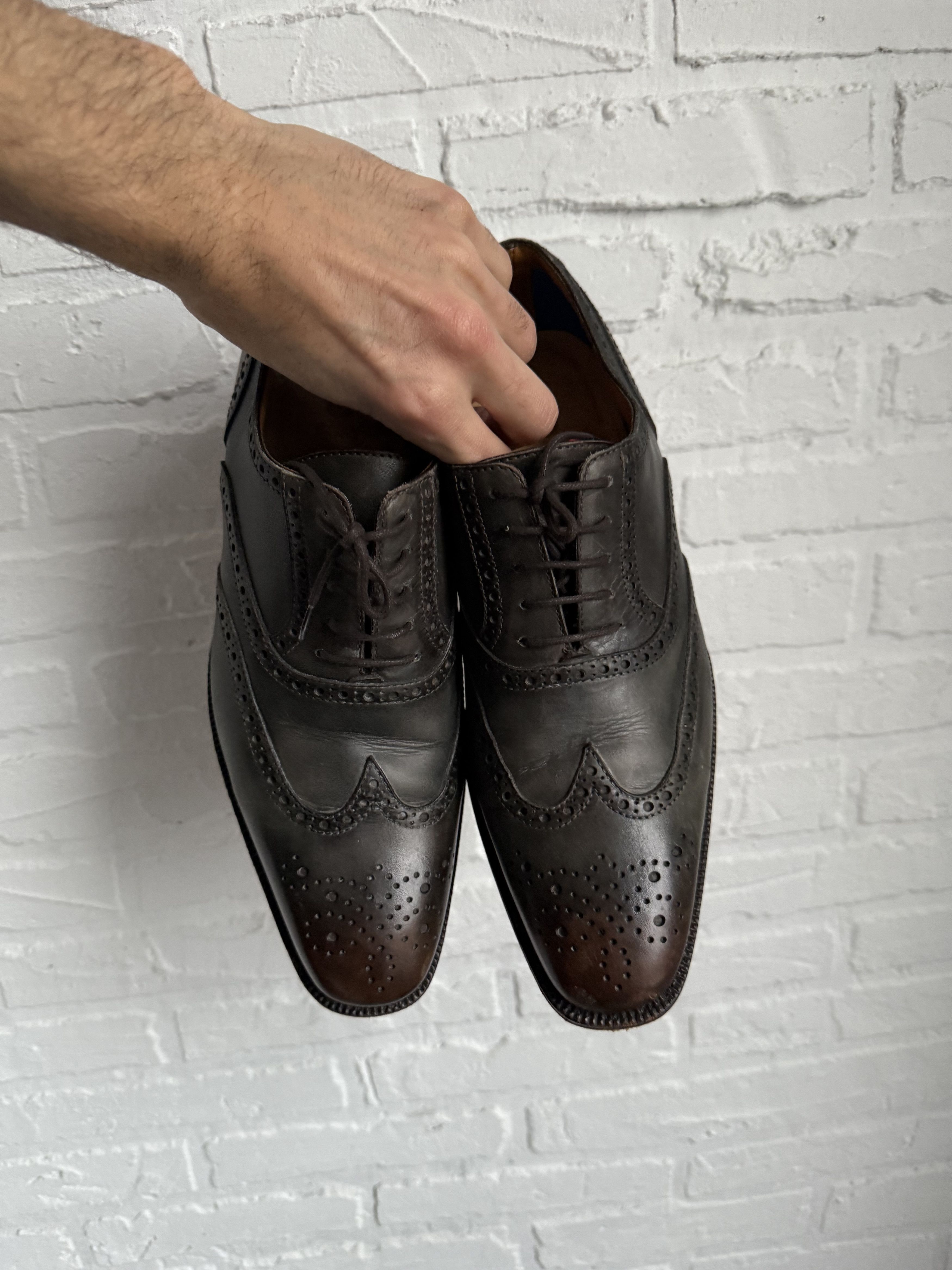 Sutor Mantellassi Sutor Mantellassi Italian Hand Made Leather Oxford Brogue Size US 8.5 / EU 41-42 - 14 Thumbnail