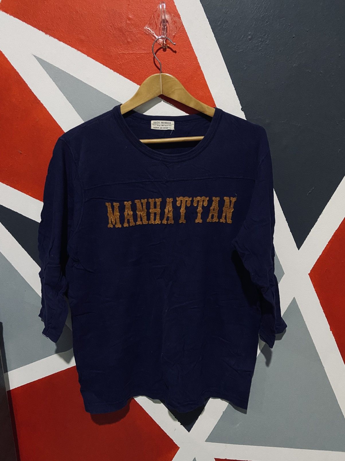 Vintage Vintage Back Number 3 Quater Sleeve- Manhattan Size US L / EU 52-54 / 3 - 1 Thumbnail