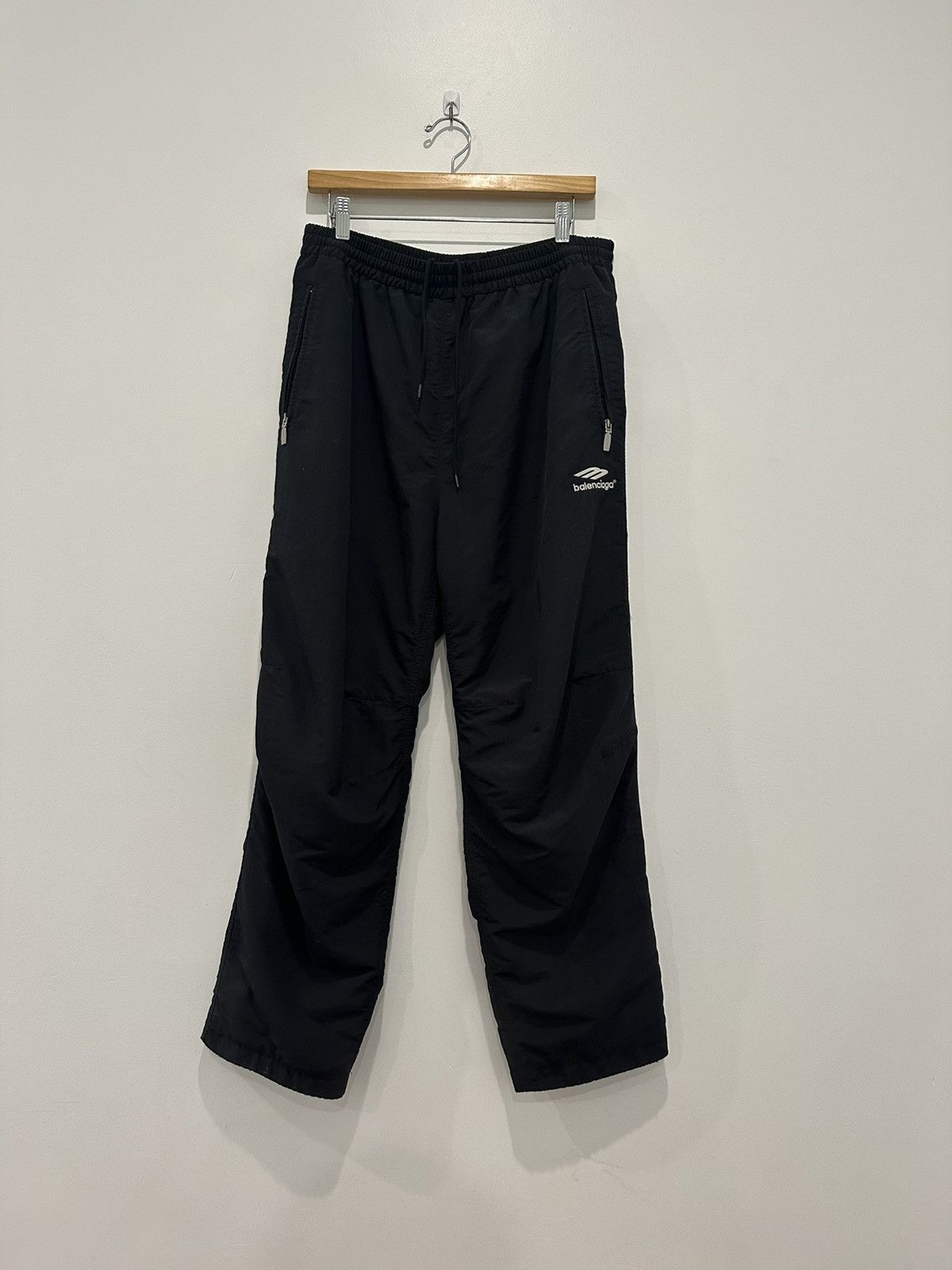 image of Balenciaga 3B Sweatpants Oversized in Black, Men's (Size 32)
