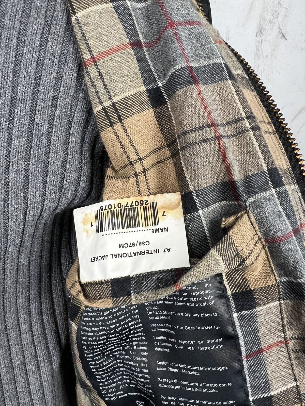 Barbour Barbour International A7 Waxed Jacket Size M - L C38 / 97 cm Size US M / EU 48-50 / 2 - 11 Thumbnail