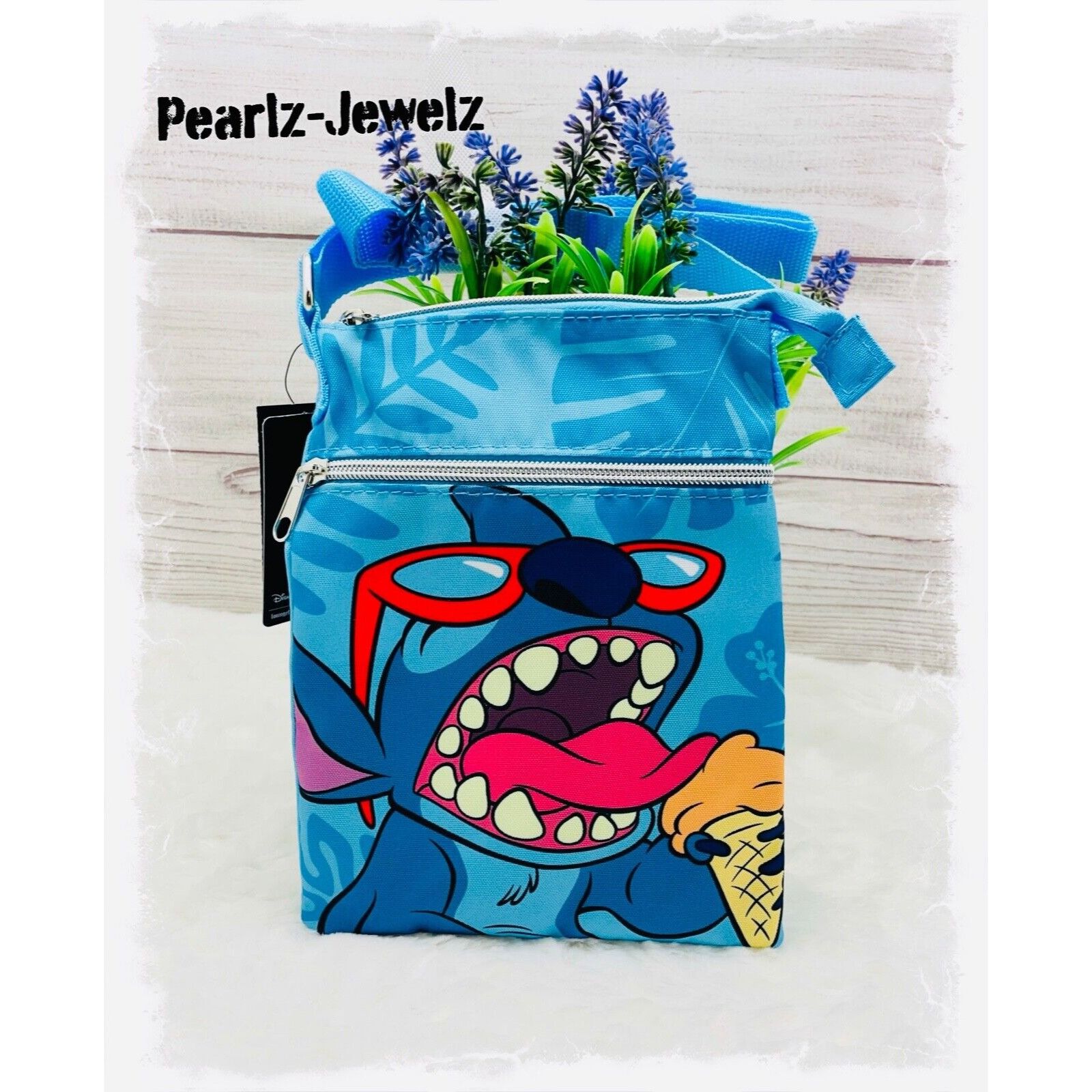 Disney Loungefly Disney Lilo & Stitch Ice Cream Passport Crossbody Size ONE SIZE - 1 Thumbnail
