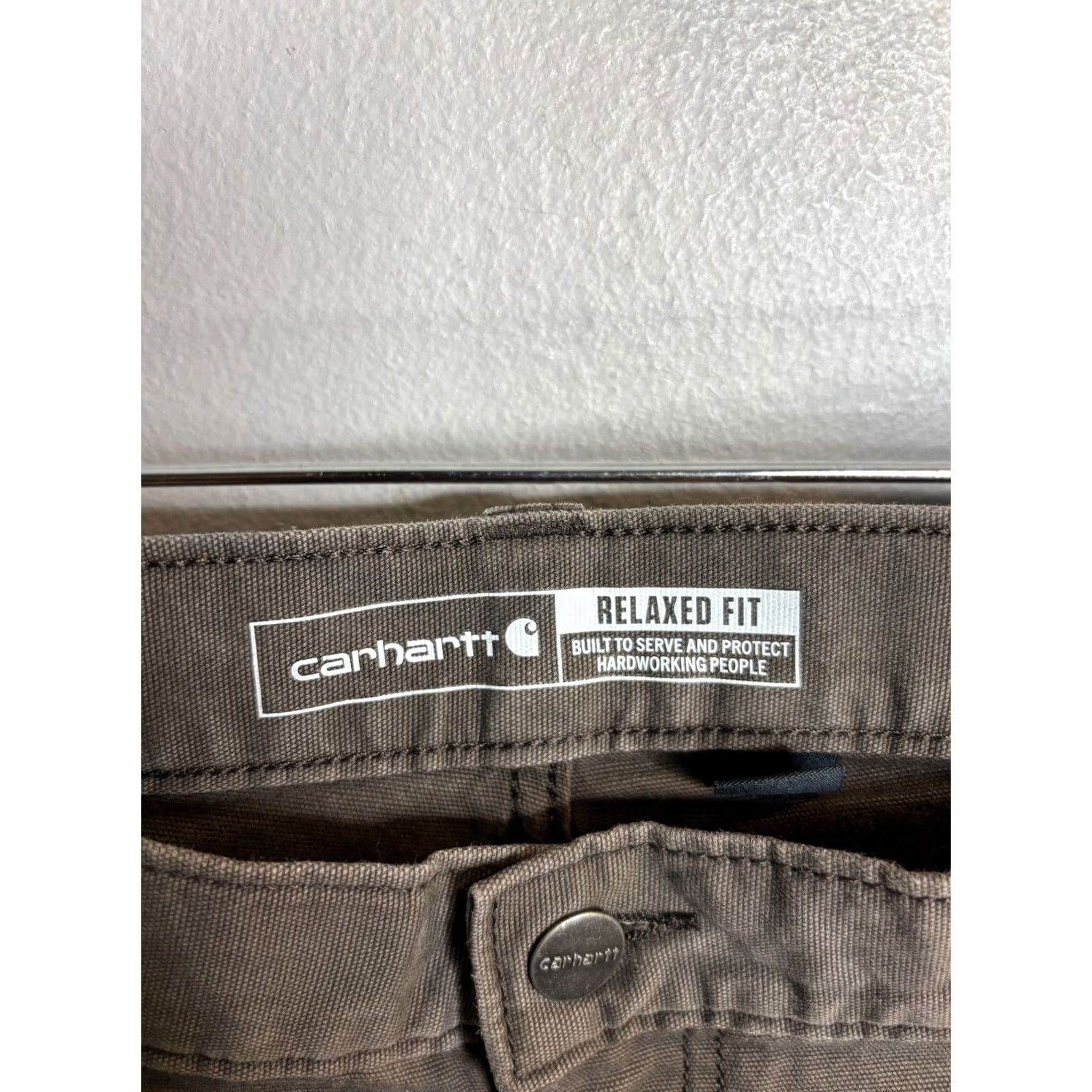 Carhartt Carhartt Rugged Flex Pants Gray Relaxed Fit Canvas 5-Pocket Workwear Mens 40x32 Size US 40 / EU 56 - 2 Thumbnail