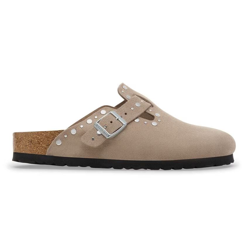 Birkenstock Birkenstock Boston Rivets Taupe 1030437 US 8 EU 41 Size US 8 / EU 41 - 2 Thumbnail