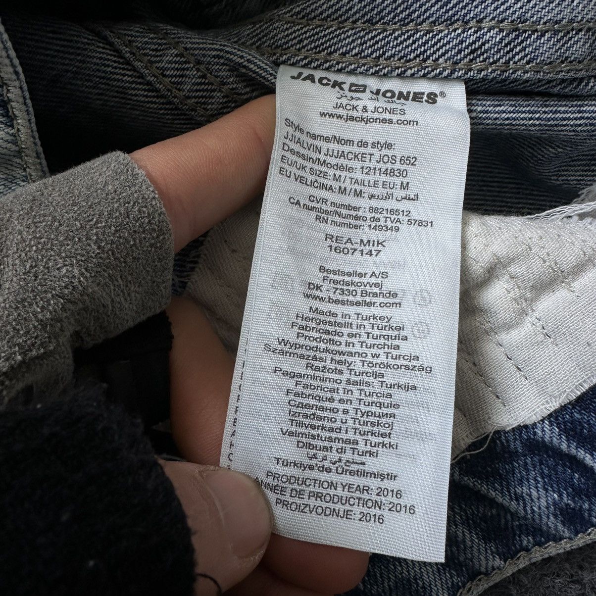Jack & Jones Mans Denim Jacket Jack & Jones Size M 2016 Year 00s USA Hype Size US M / EU 48-50 / 2 - 8 Thumbnail