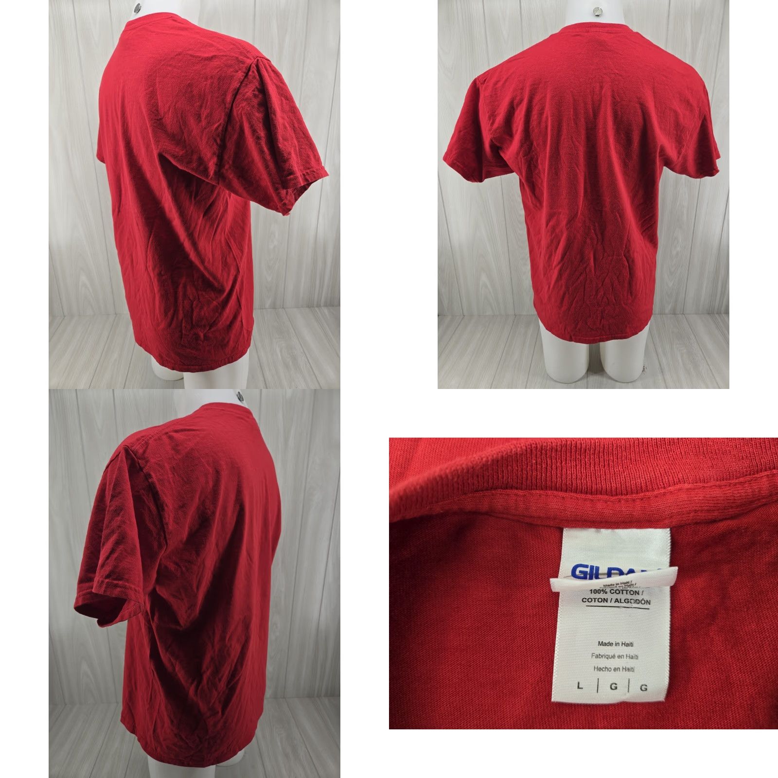 Gildan Lucky 7-11 Alabama Field Meet Huntsville Al T-Shirt Size Large Mens Regular Red Short Sleeve Size US L / EU 52-54 / 3 - 8 Thumbnail