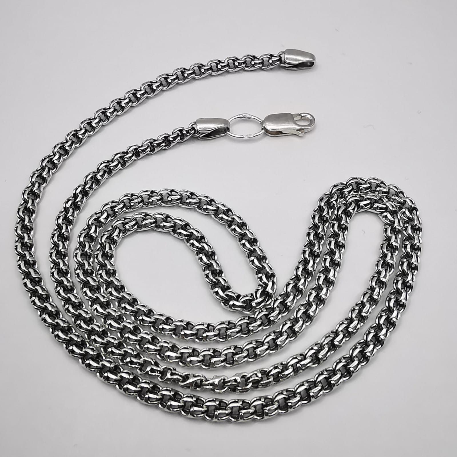 Vintage Vintage Jewelry Chain, 925 Sterling Silver, Signed 16,07g Size ONE SIZE - 1 Thumbnail