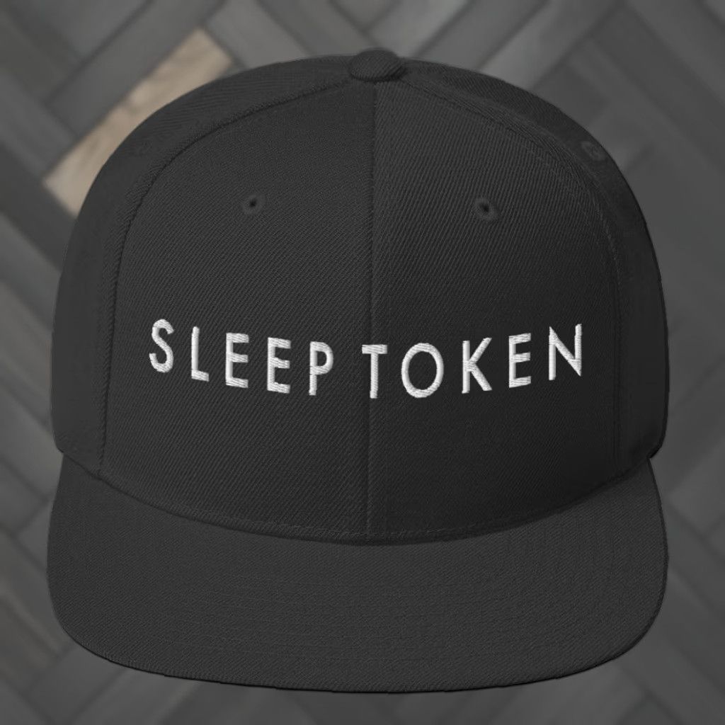 Vintage Sleep Token Hat Snapback Black Mens One Size Adjustable Shadowed by Sleep Token Logo - Officially Licensed Hat Size ONE SIZE - 1 Preview