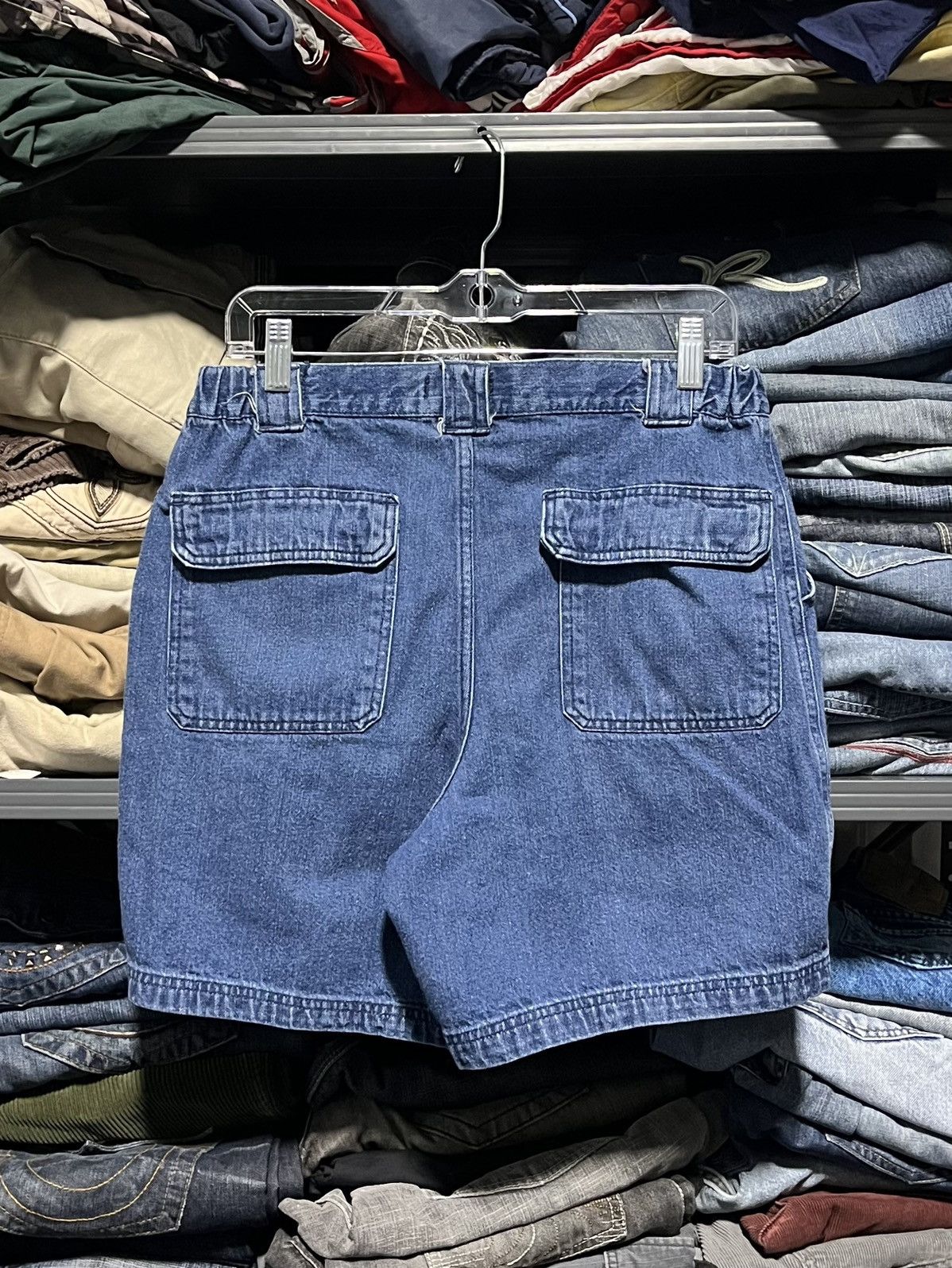 Carhartt × Vintage Crazy Y2K Carhartt Style Cargo Jorts Utility Skater Shorts Size US 31 - 2 Thumbnail