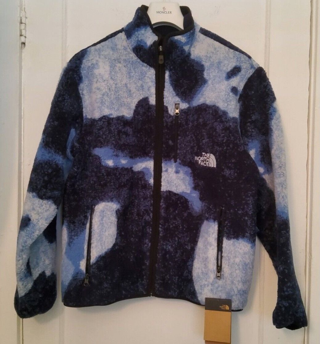Supreme × The North Face Supreme x The North Face Denim Print Fleece Jacket Indigo Size US M / EU 48-50 / 2 - 4 Thumbnail