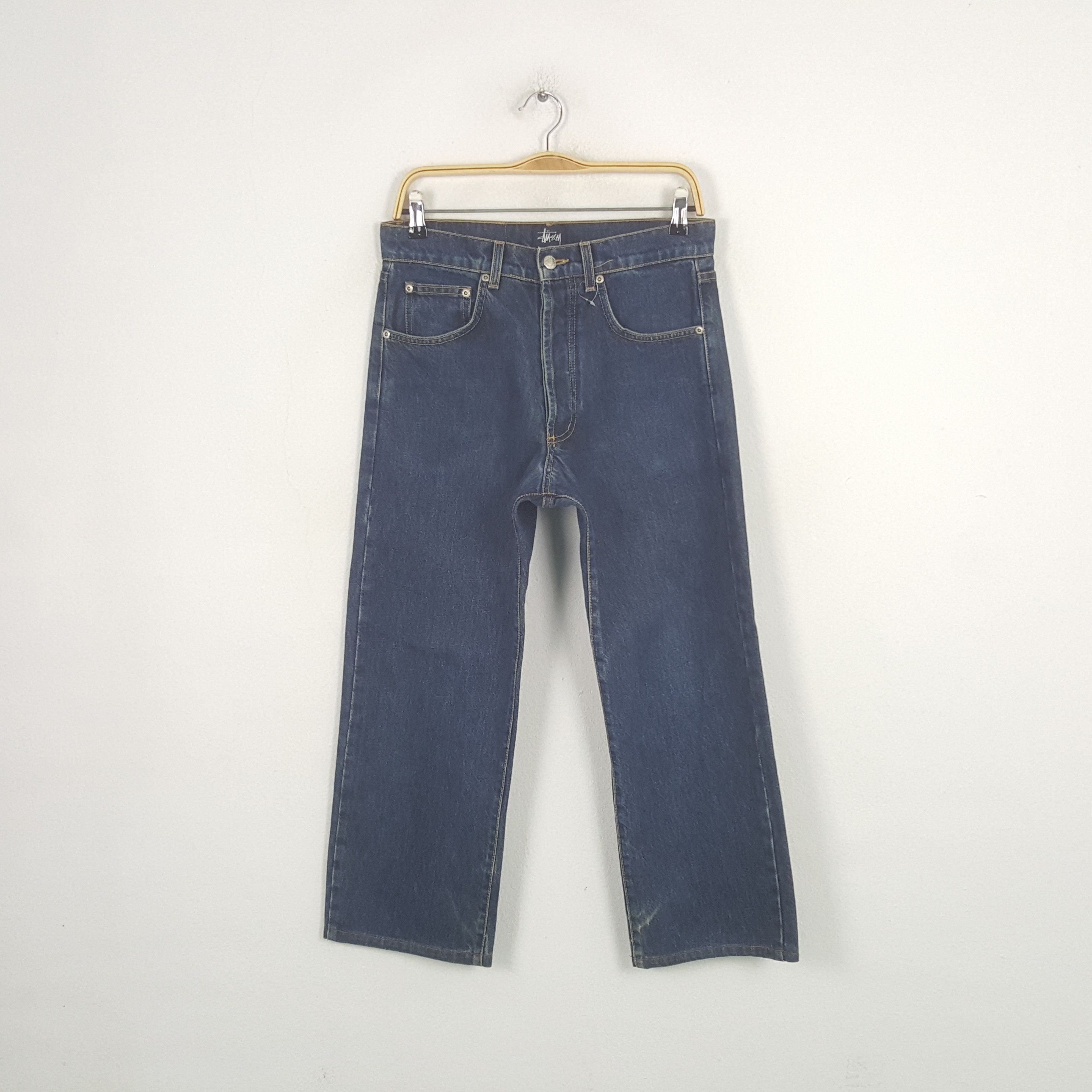 Stussy Vintage Stussy USA Skateboard Brand Denim Jeans RR18 Size US 29 - 3 Thumbnail