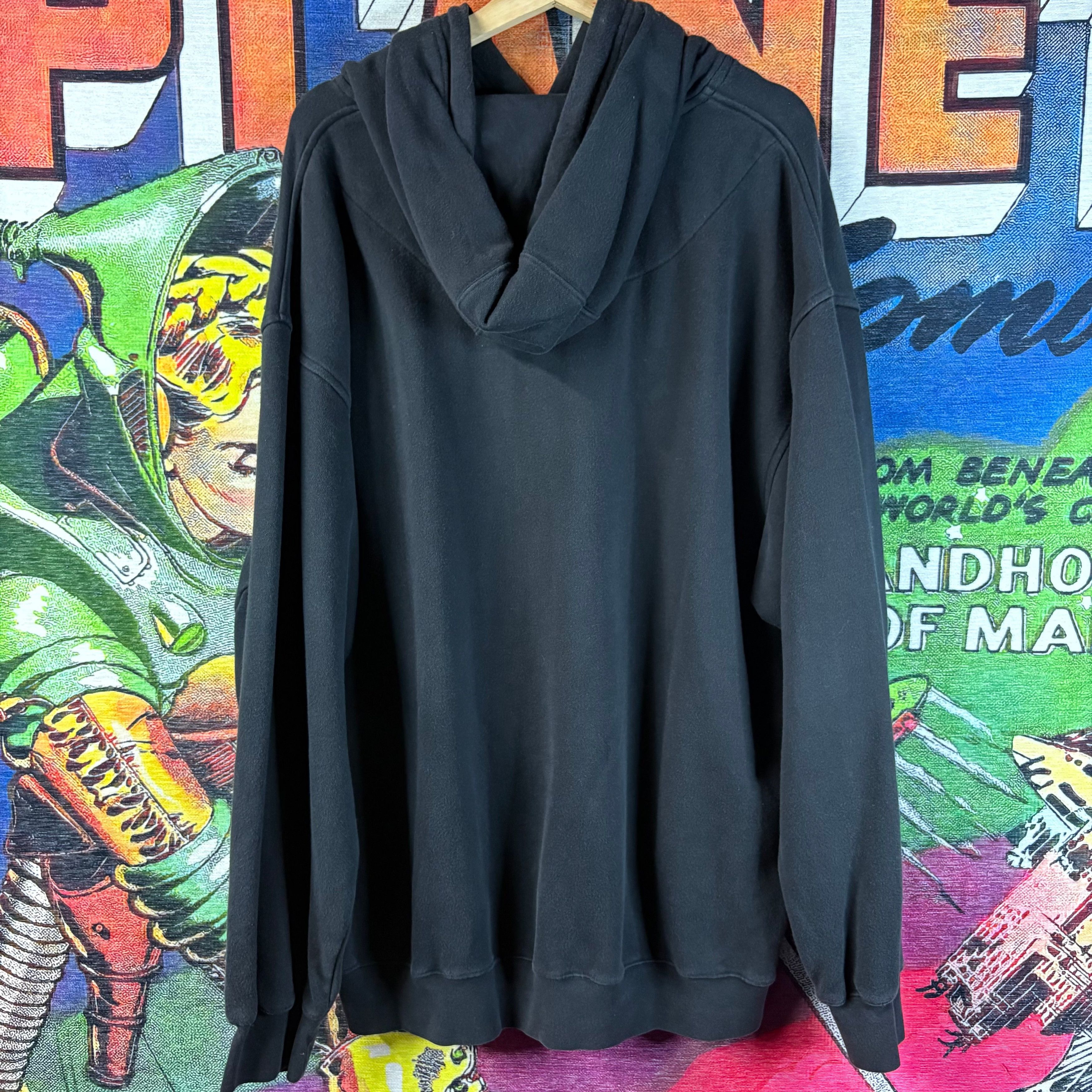 Nike Y2K Nike Spell Out "Center Swoosh" Hoodie Size XL Size US XL / EU 56 / 4 - 3 Thumbnail
