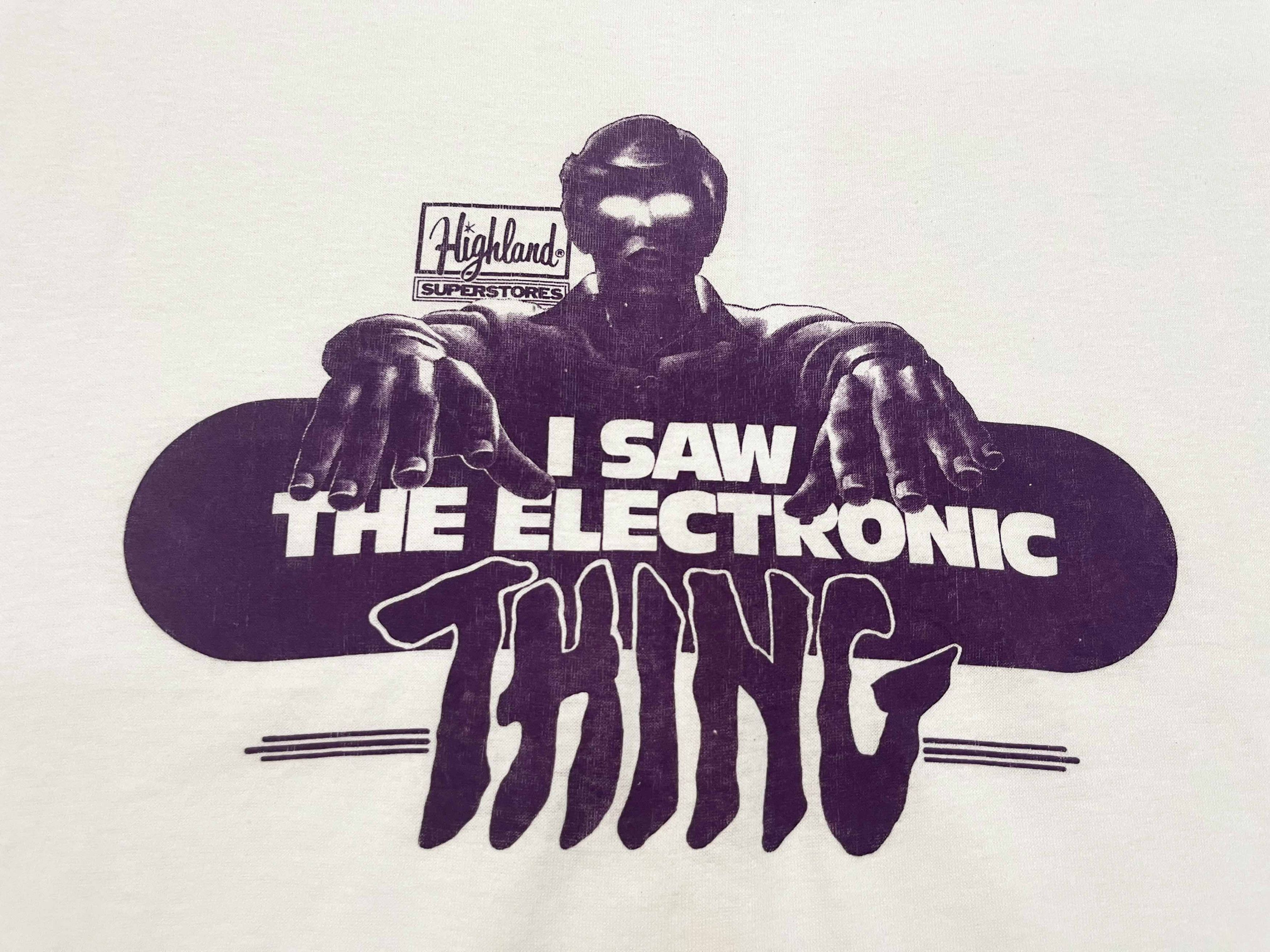 Vintage Vintage I Saw The Electronic Thing Highland T-Shirt Size US XL / EU 56 / 4 - 2 Thumbnail