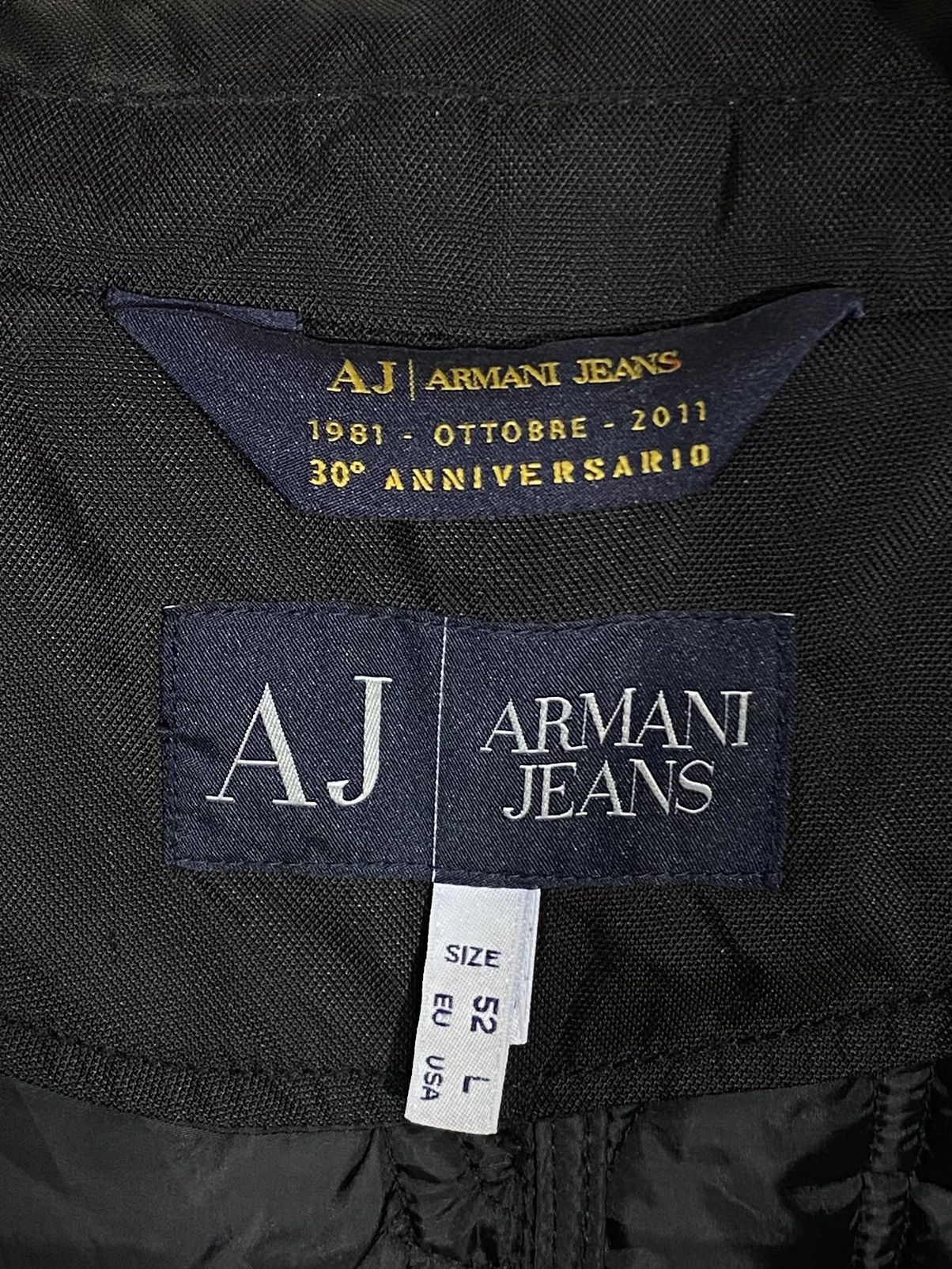 Armani × Barbour × Loro Piana Armani Jeans quilted jacket luxury Mens Size US L / EU 52-54 / 3 - 13 Thumbnail