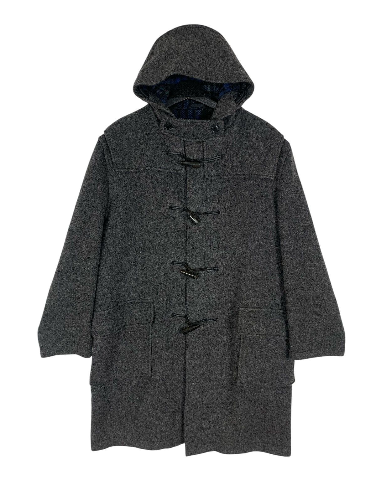 Vintage Gloverall British Designer Woven Duffle Coat