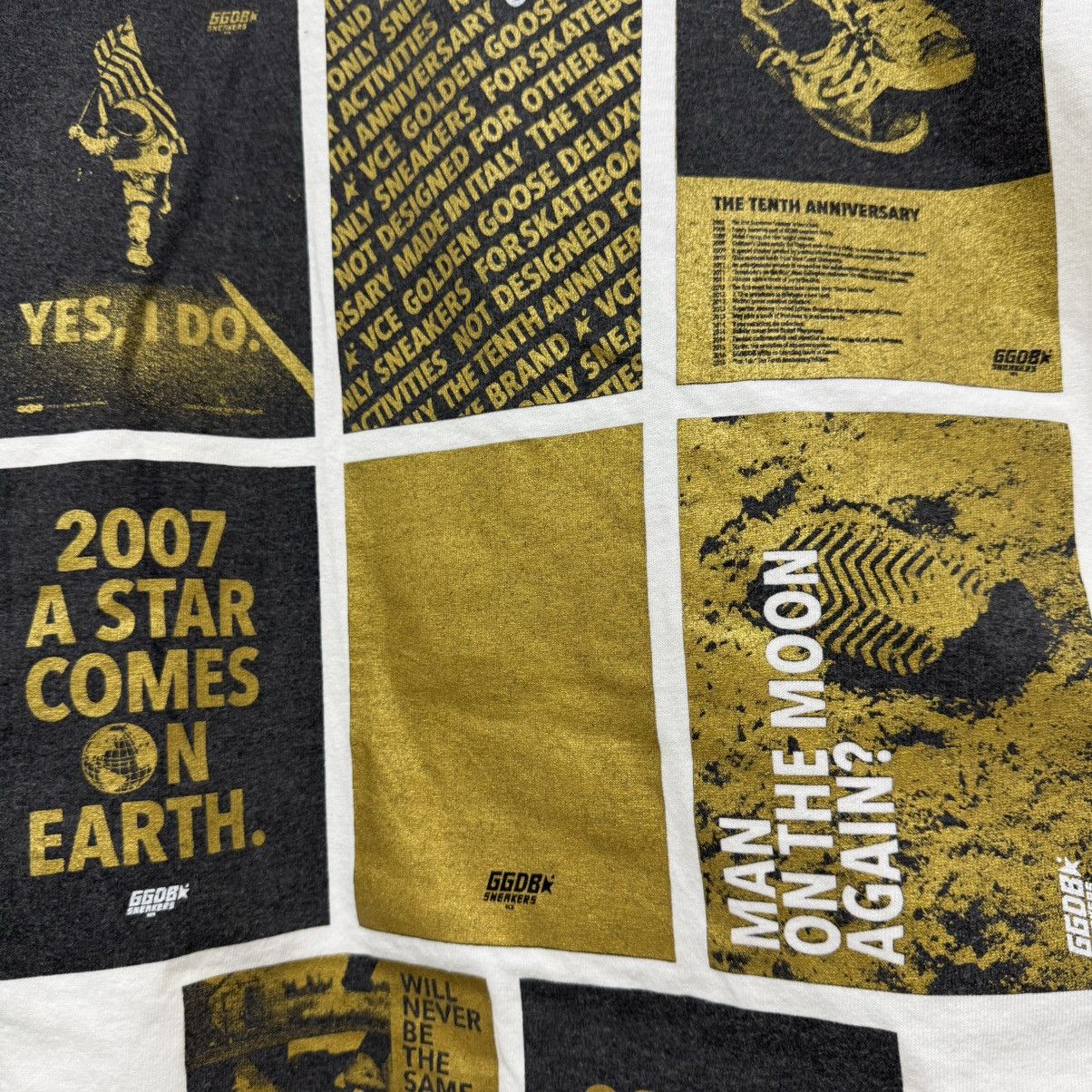 Golden Goose Golden Goose Lunar Collection 2017 T shirt Size US L / EU 52-54 / 3 - 5 Thumbnail