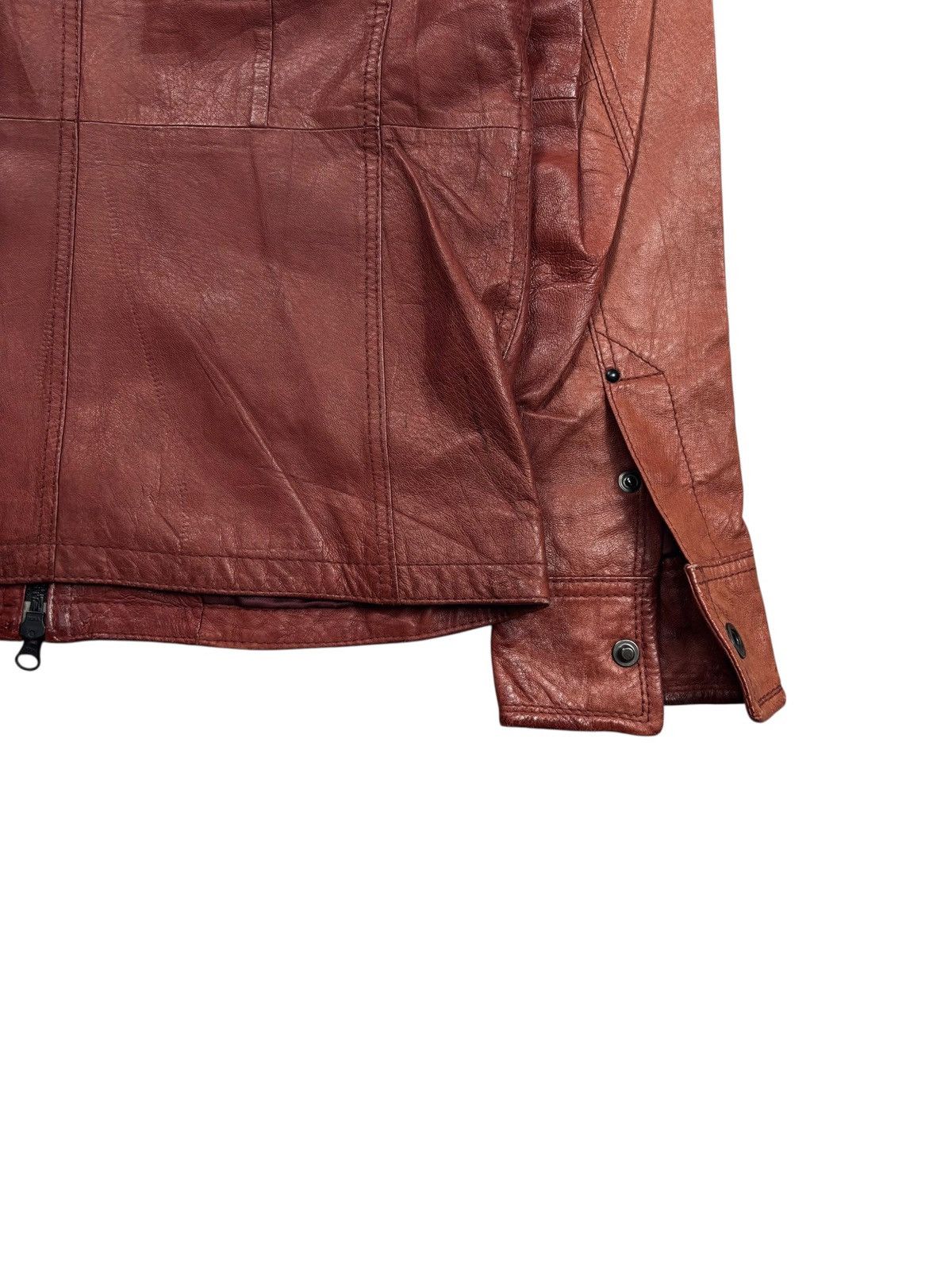 Ekam 2000s Nicole Club - Red Blood Vkei Style Leather Jacket Size US M / EU 48-50 / 2 - 10 Thumbnail