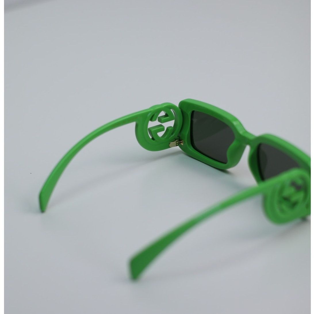Gucci NEW Gucci Sunglasses GG1325S 009 Acid Green Grey Authentic Size ONE SIZE - 4 Thumbnail
