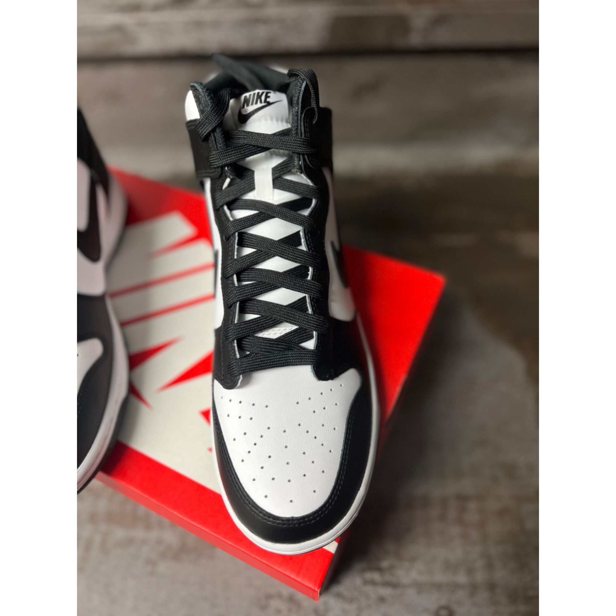 Nike Nike Dunk High Black White (2021) Size 10.5- DD1399-105 Size US 10.5 / EU 43-44 - 7 Thumbnail