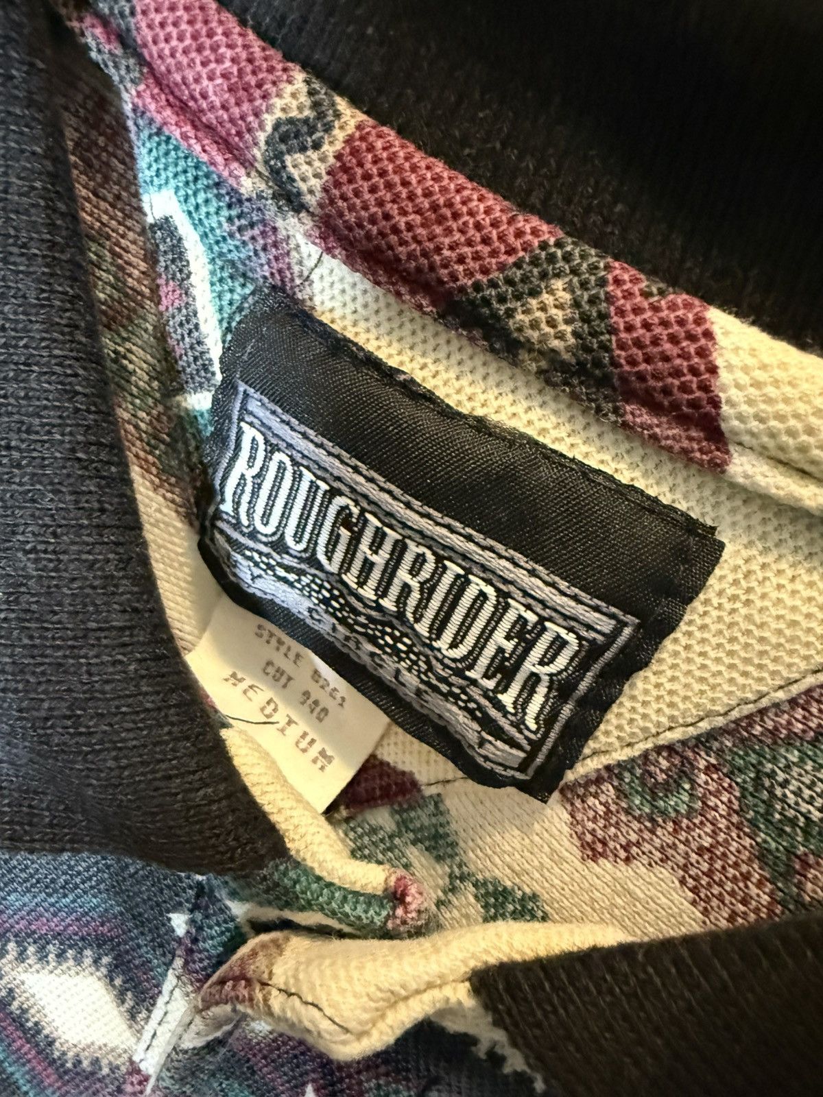 Vintage Roughrider Aztec Polo Size US M / EU 48-50 / 2 - 6 Thumbnail