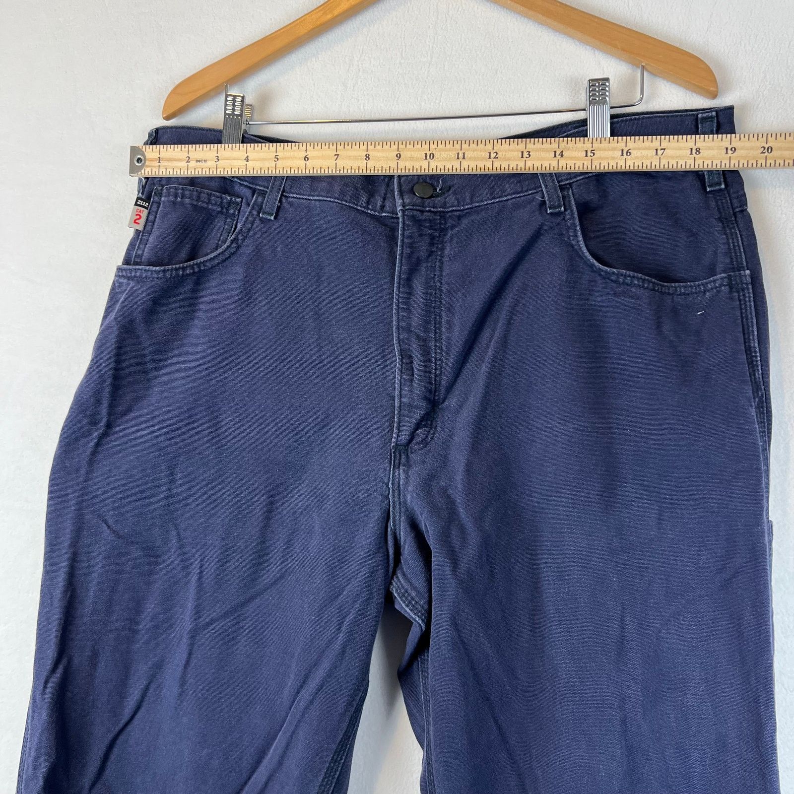 Carhartt Carhartt Pants Mens 40x32 Navy Blue FR 2112 Cat 2 Utility Size US 40 / EU 56 - 8 Thumbnail