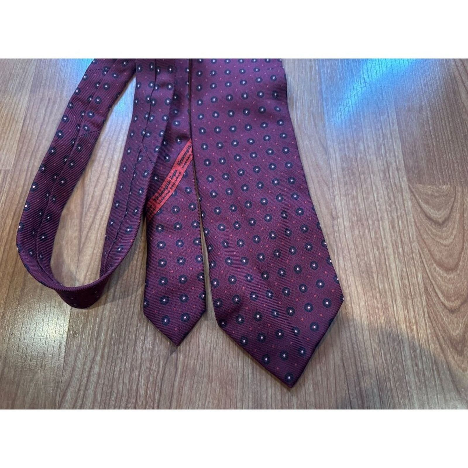 Ermenegildo Zegna Italy Ermenegildo Zegna disegno esclusivo Bullseye Tie Size ONE SIZE - 1 Thumbnail