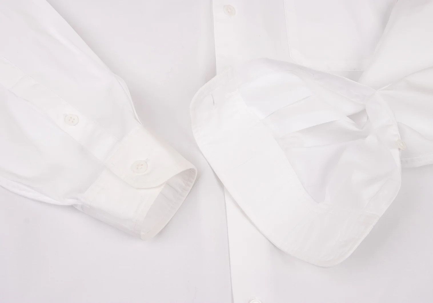 Yohji Yamamoto Yohji Yamamoto Costume D'Homme Basic Shirt White Size US S / EU 44-46 / 1 - 8 Thumbnail