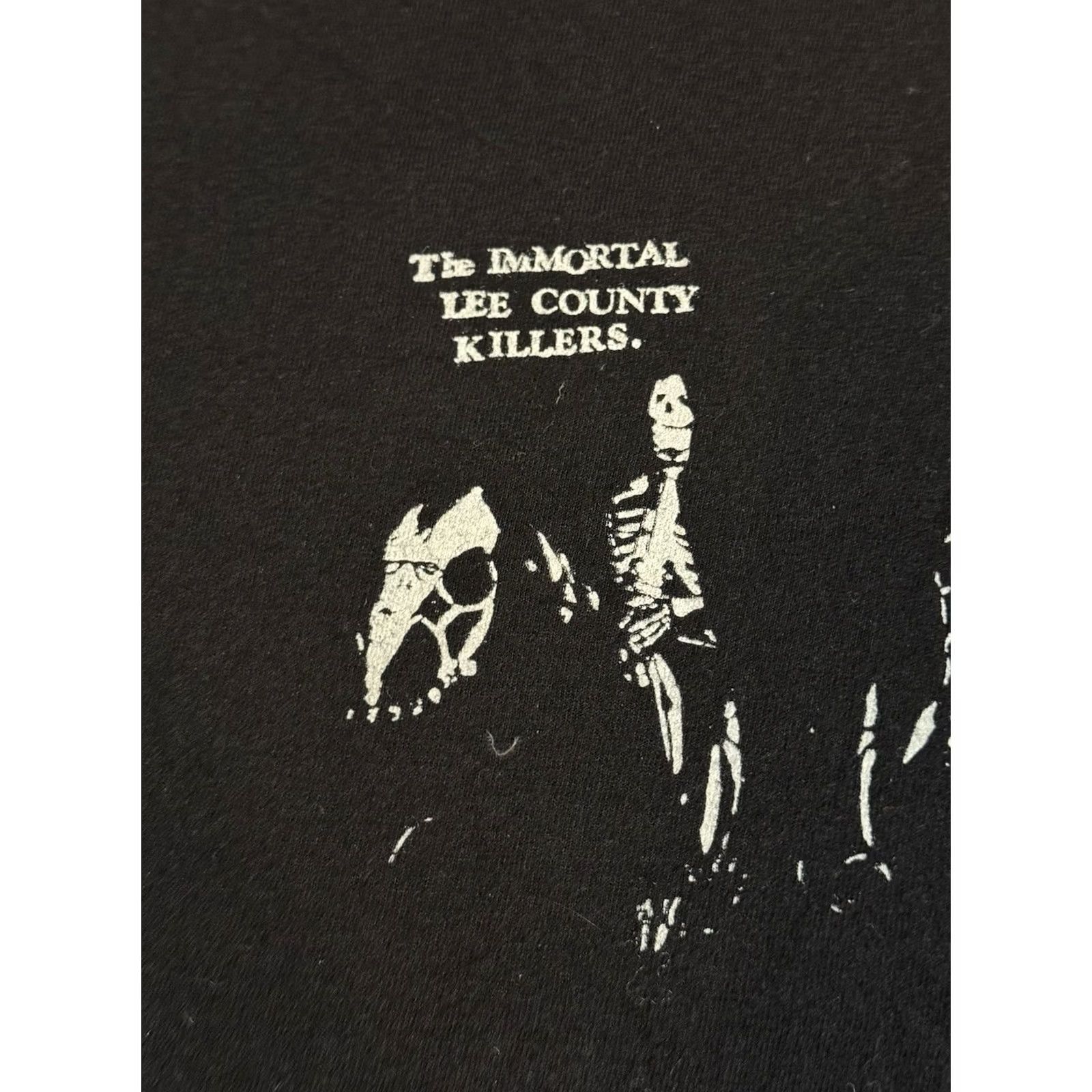 Gildan VINTAGE The Immortal Lee County Killers T Shirt L Black 2001 Punk Rock Blues Gildan Men Short Sleeve Crew Neck Graphic Print Size US L / EU 52-54 / 3 - 3 Thumbnail