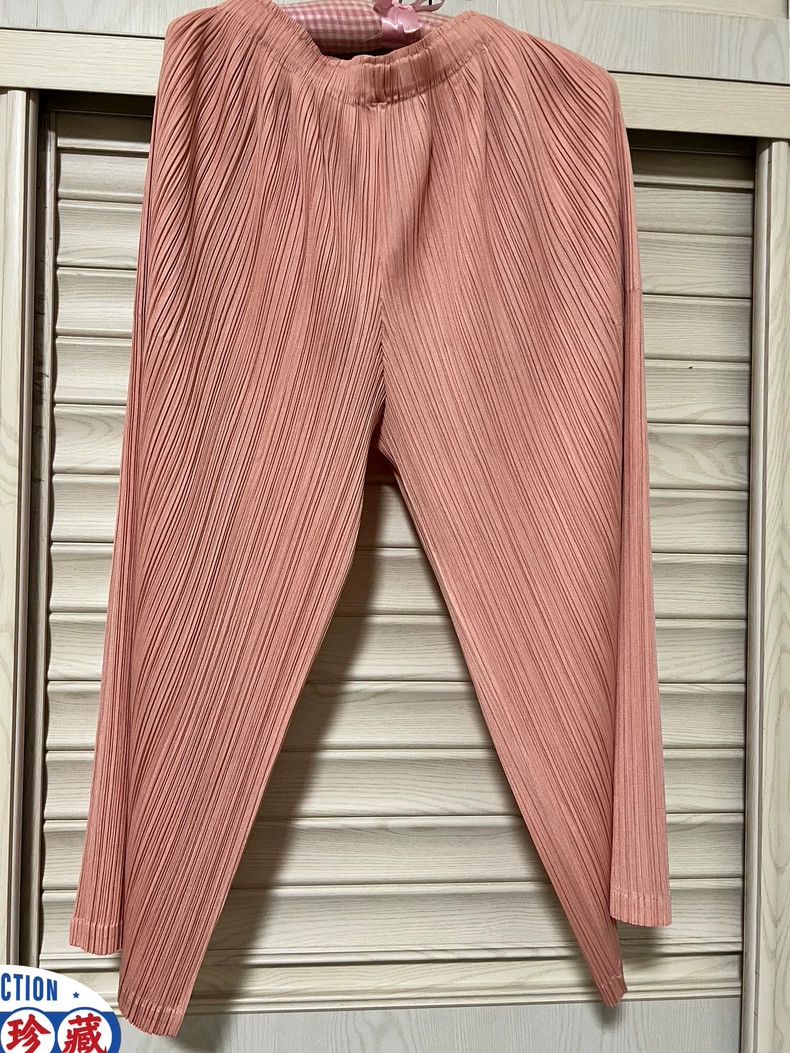 Issey Miyake issey miyake size:3 Pink pleated pants Size 42" / US 20 - 2 Thumbnail