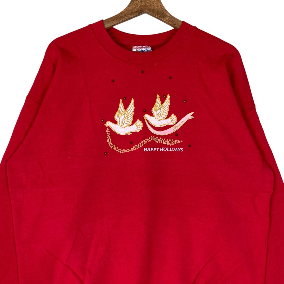 Hanes Vintage Hanes Pullover Jumper Sweatshirt Size US L / EU 52-54 / 3 - 2 Thumbnail