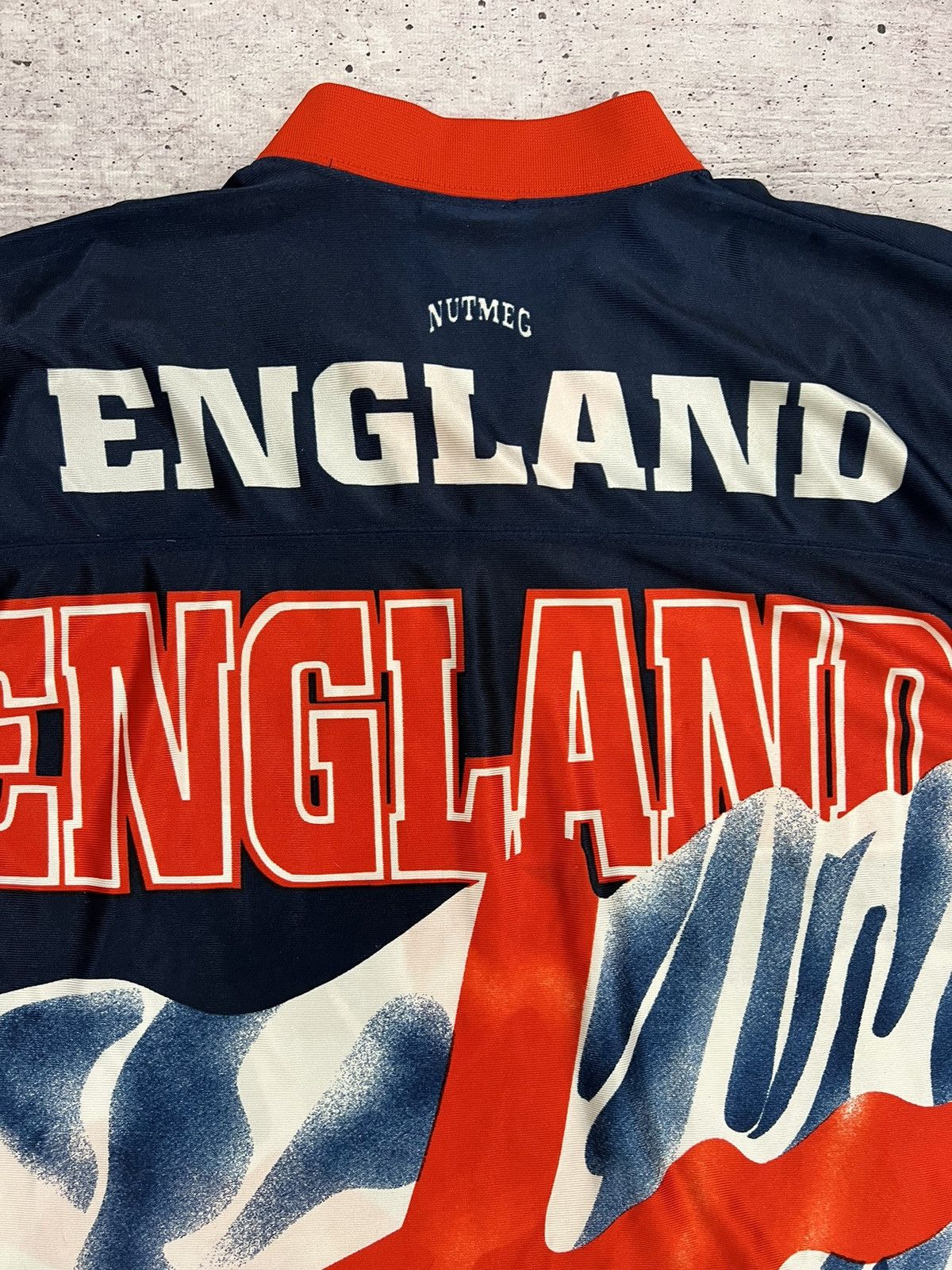 UEFA × Vintage 🩸RARE🩸Nutmeg Vintage England 1996 Euro UEFA Jersey Size US M / EU 48-50 / 2 - 9 Thumbnail