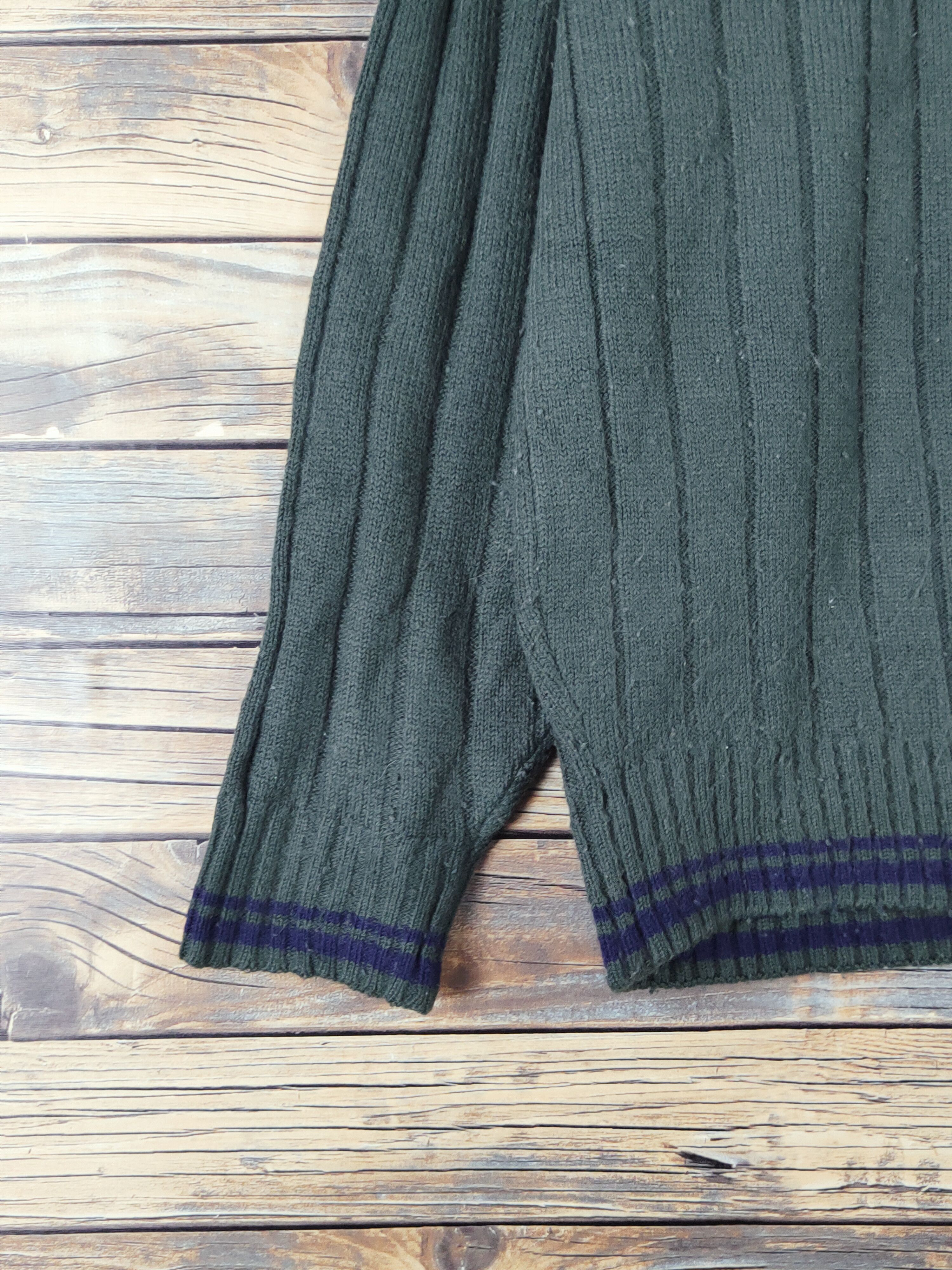 Aran Isles Knitwear Uniqlo Dark Green Knitwear Sweatshirts #W1761 Size US M / EU 48-50 / 2 - 4 Thumbnail