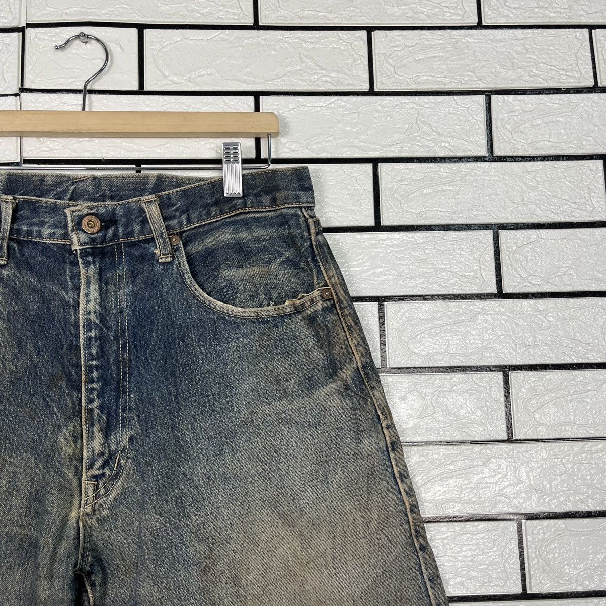 Japanese Brand Vintage Jump Juveneile Clip Distressed Short Denim Size US 32 / EU 48 - 6 Thumbnail