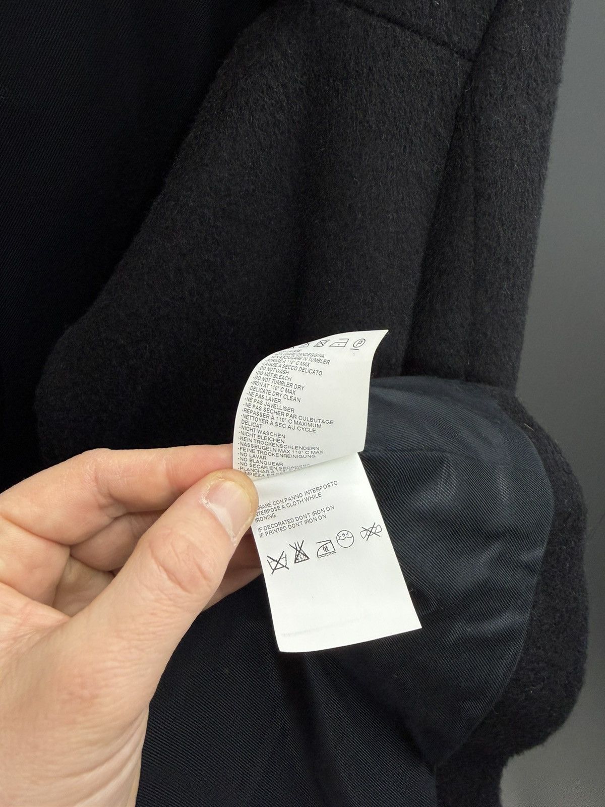 Vivienne Westwood Vivienne Westwood Red Label Black Wool Mohair Coat Size 46 Size M / US 6-8 / IT 42-44 - 18 Thumbnail