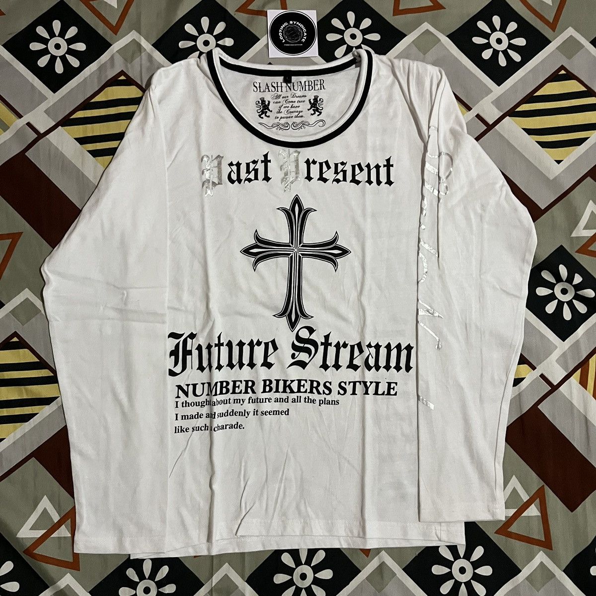 Japanese Brand Slash number japan punk poem ifsixwasnine Size US L / EU 52-54 / 3 - 1 Thumbnail