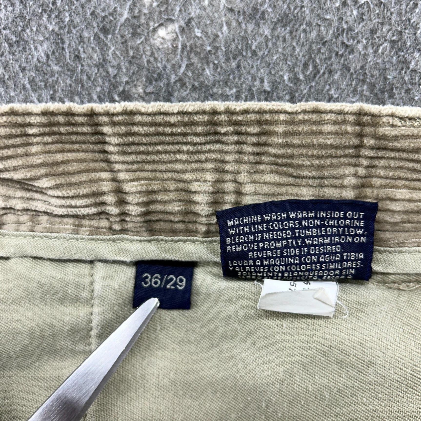 Bill Blass VINTAGE Bill Blass Corduroy Pants Mens 36x29 Brown Chino Pleated Baggy Loose 90s Size US 36 / EU 52 - 7 Thumbnail