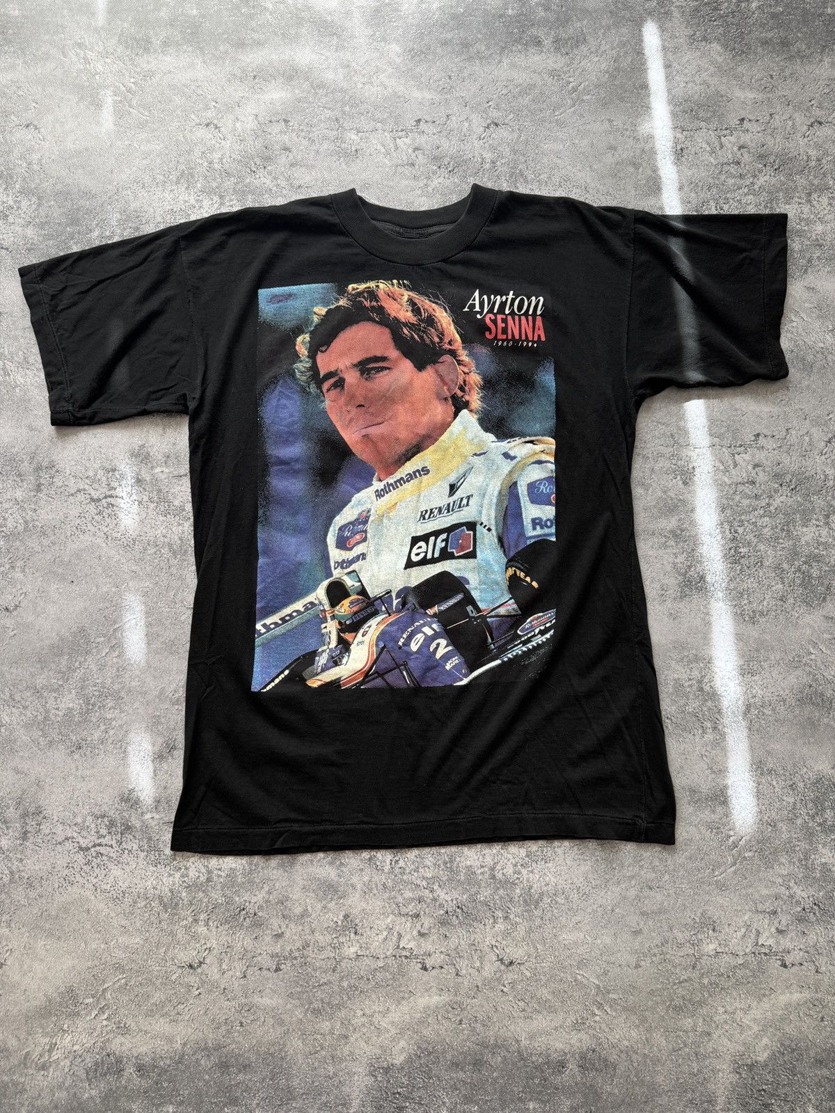 Formula 1 Vintage Ayrton Senna Formula 1 black T-Shirt Size US S / EU 44-46 / 1 - 1 Thumbnail