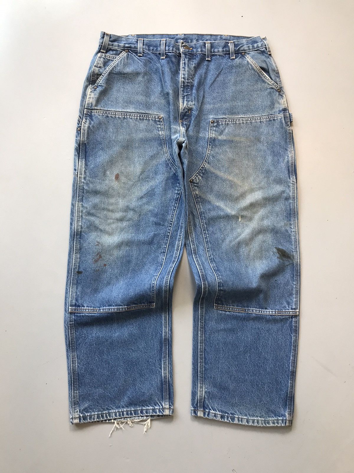 Carhartt Vintage Carhartt B73 DST double knee denim Size US 42 / EU 58 - 1 Thumbnail