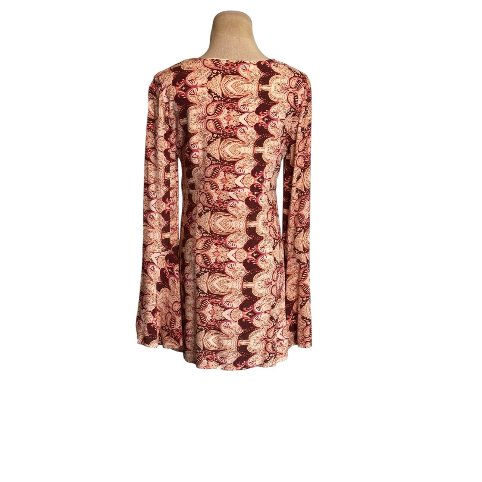 Free People Free people bell sleeves neck boho mini dress size 6 Size M / US 6-8 / IT 42-44 - 13 Thumbnail