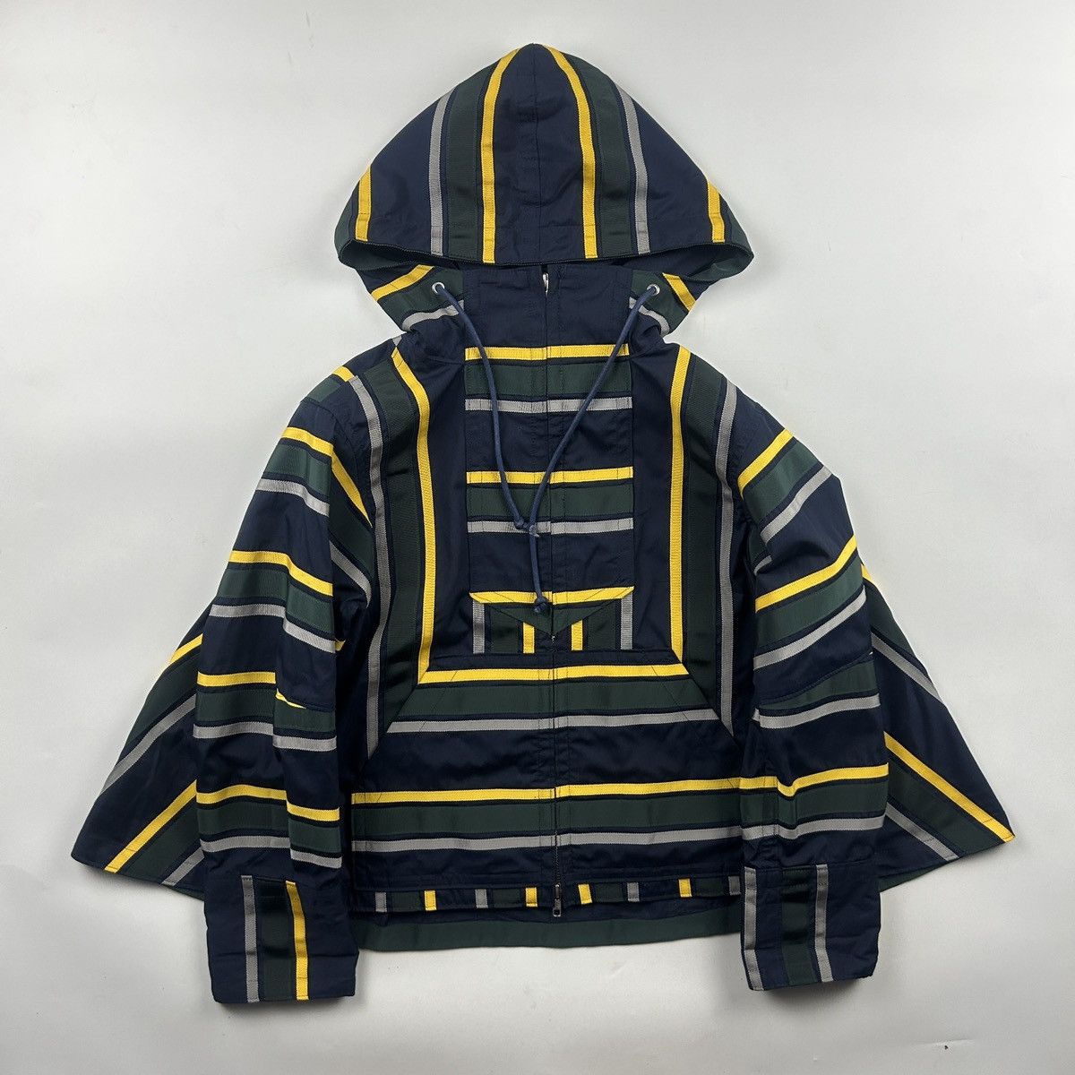Sacai Sacai Funnel Collar Swing-Style Hooded Jacket Size S / US 4 / IT 40 - 1 Thumbnail