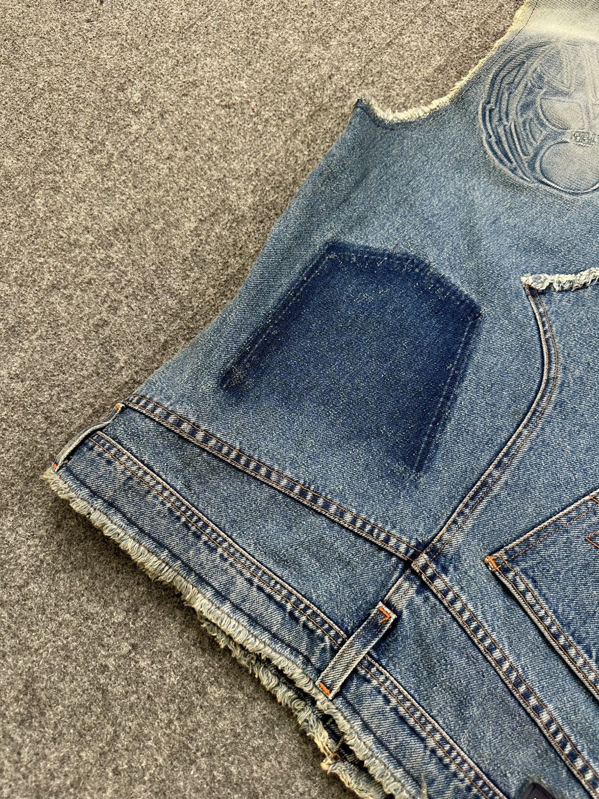 Walter Van Beirendonck Walter Van Beirendonck - W&LT 90’s Patchwork Denim KTF Vest Size US M / EU 48-50 / 2 - 14 Thumbnail