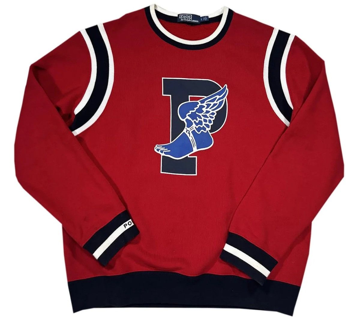 Polo Ralph Lauren Polo Ralph Lauren P Wing Stadium Rings Crewneck (Size L) Size US L / EU 52-54 / 3 - 1 Thumbnail