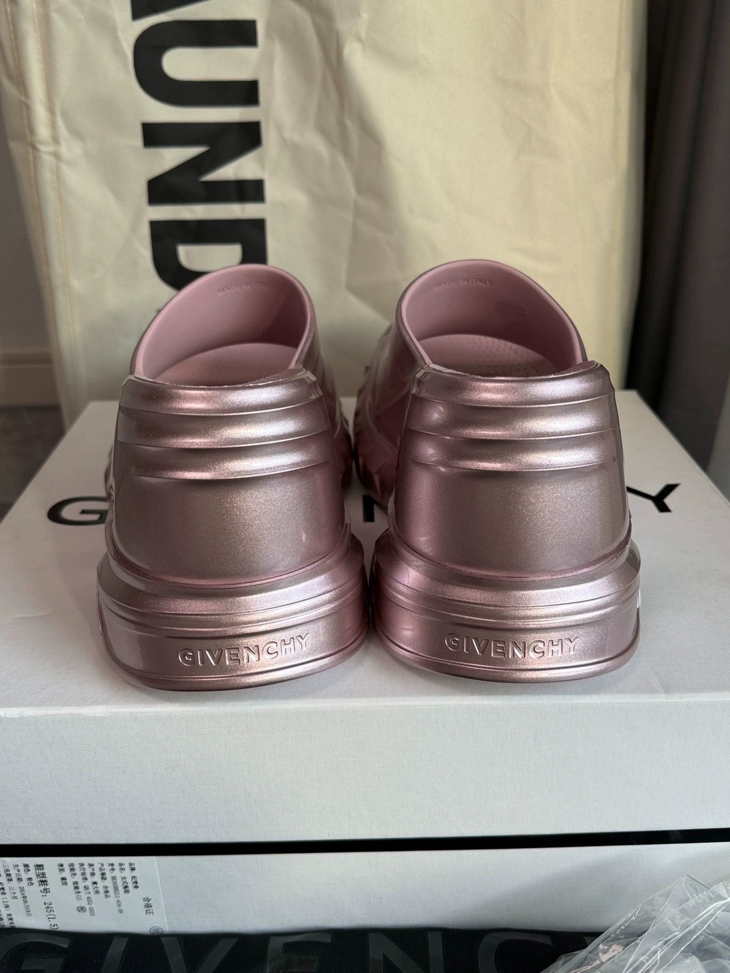 Givenchy Givenchy Marshmallow Slipper Heels 39 Pink 12cm Size US 8.5 / IT 38.5 - 4 Thumbnail