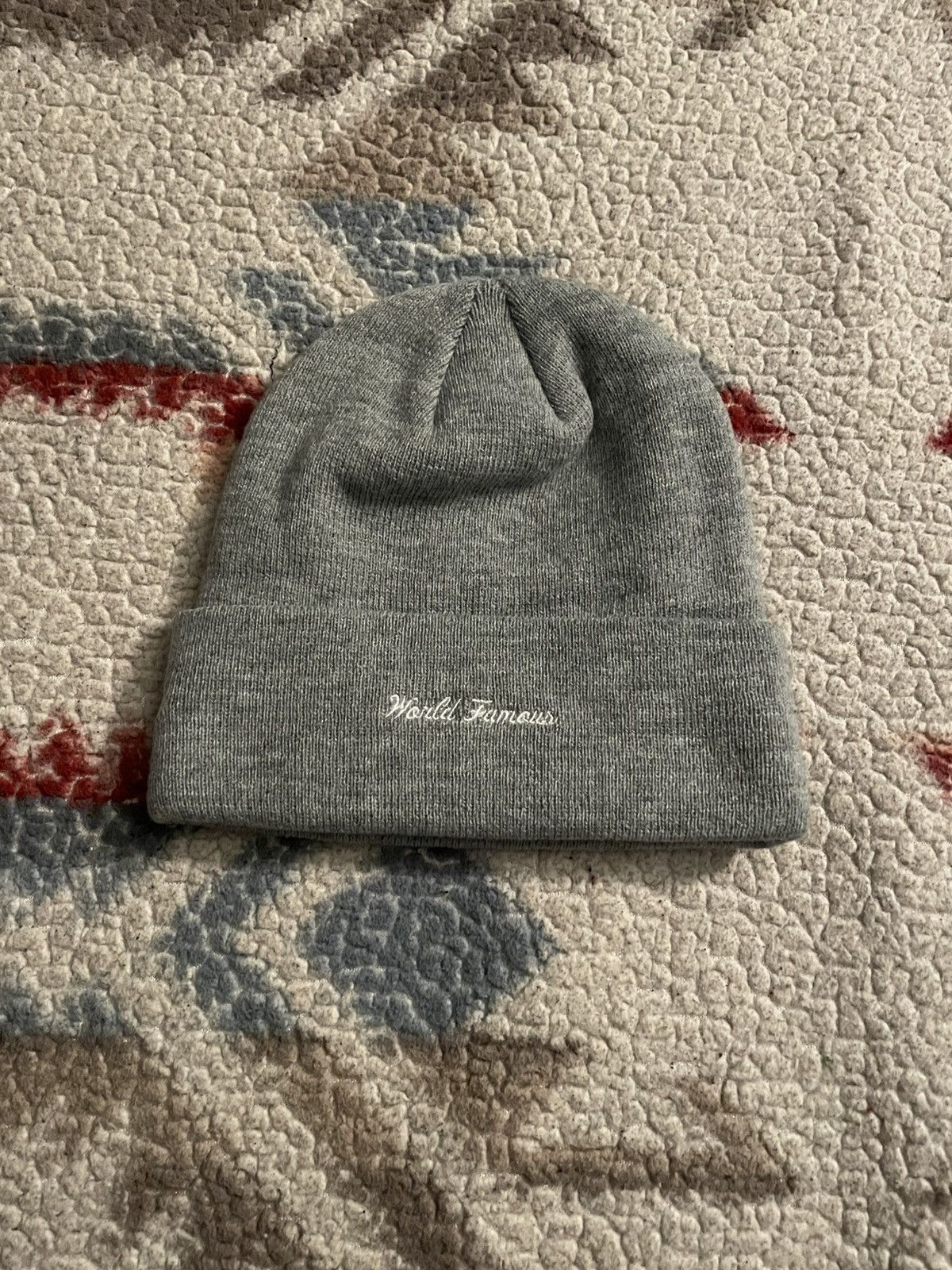 Supreme Supreme Box Logo Beanie Grey/Camo Size ONE SIZE - 2 Thumbnail